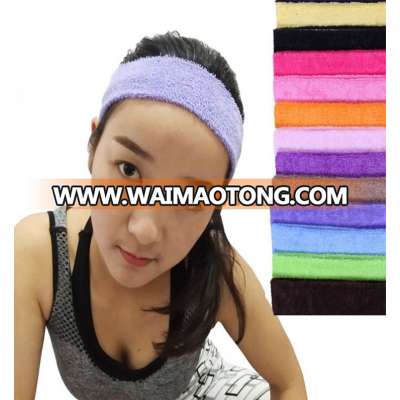 wholesale Custom fitness yoga exercise head bands sport elastic hair band